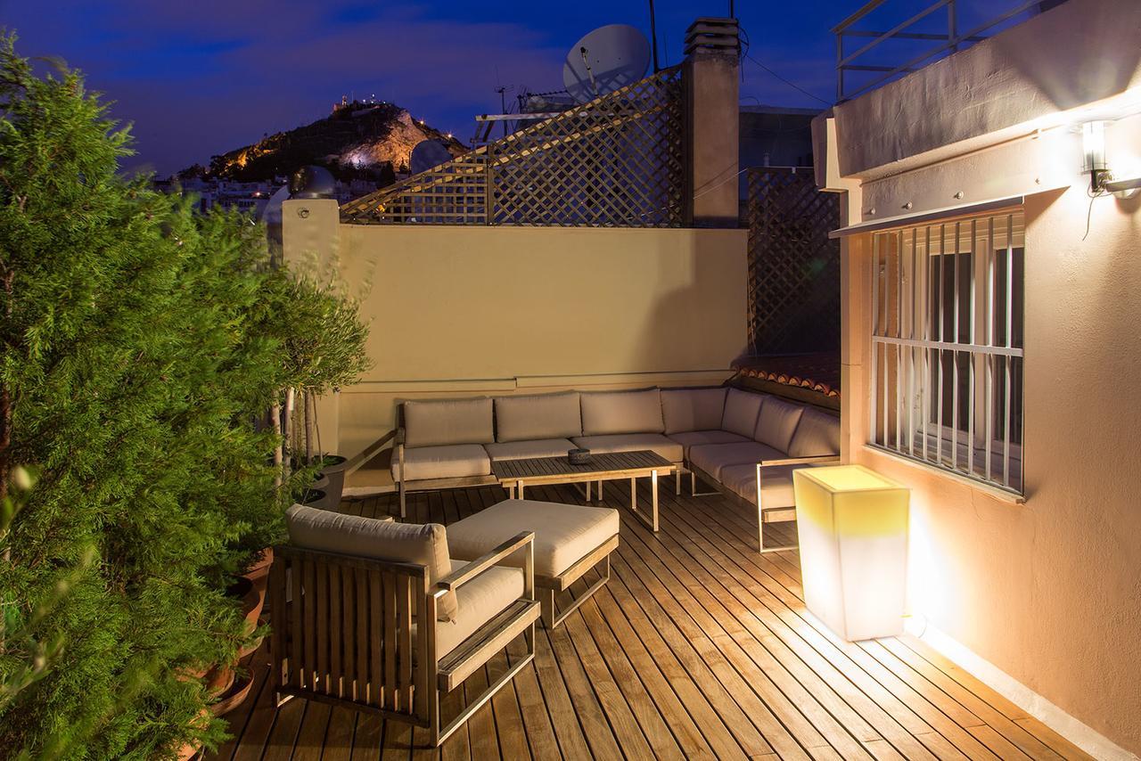 Beautiful Penthouse In Athens With Outside Jacuzzi Apartment Luaran gambar